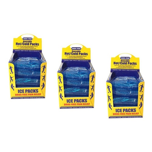 Medi-Ice Pak Small Reusable Hot & Cold Packs 5 Pack x 5 Bundle of 3