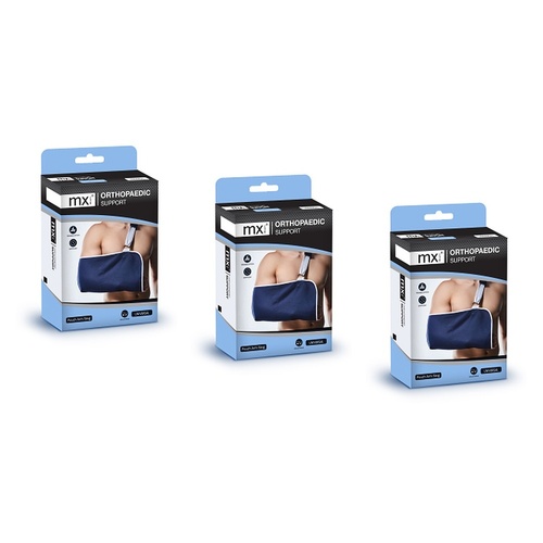 MX Health Orthopaedic Support Pouch Arm Sling, One Size Pack of 3
