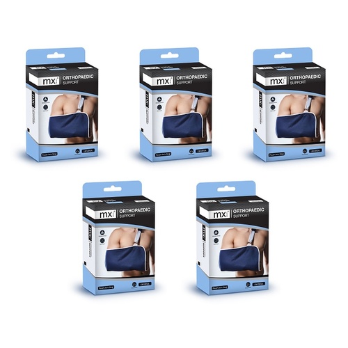 MX Health Orthopaedic Support Pouch Arm Sling, One Size Pack of 5