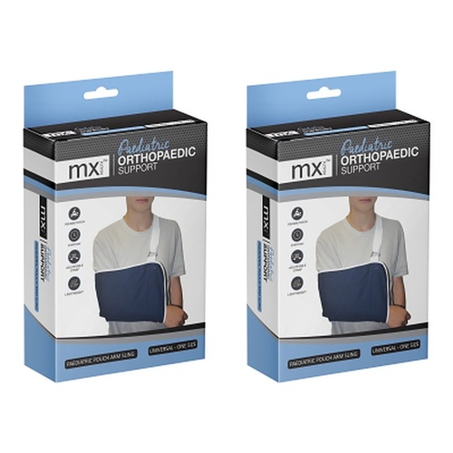 MX Health Orthopaedic Support Pouch Arm Sling Paediatric Pack of 2