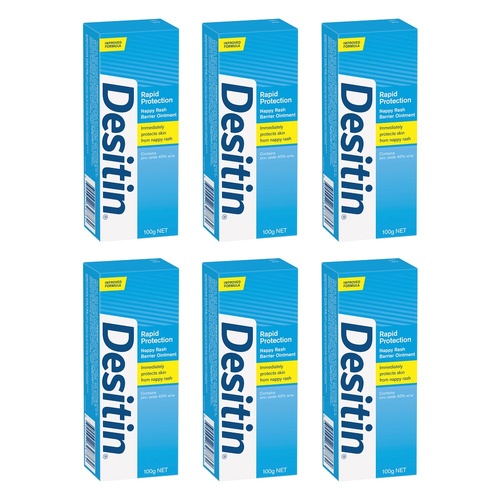 Desitin Nappy Rash Ointment 100g Pack of 6