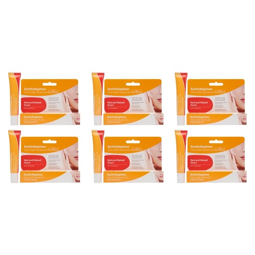 Cica-Care Silicone Gel Scar Treatment 15g Pack of 6