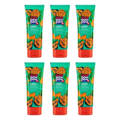 Pure Paw Paw Body Care Tropical Lotion 200mL Pack of 6