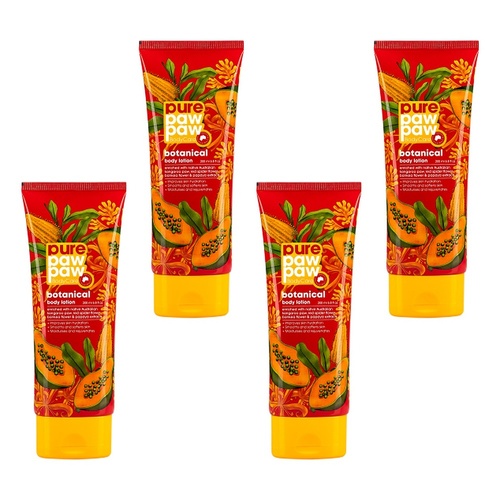 Pure Paw Paw Body Care Botanical Lotion 200mL Pack of 4