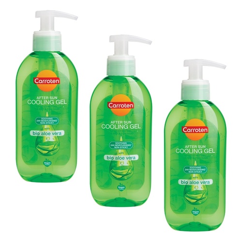 Carroten Aloe Vera After Sun Cooling Gel 200mL Pack of 3
