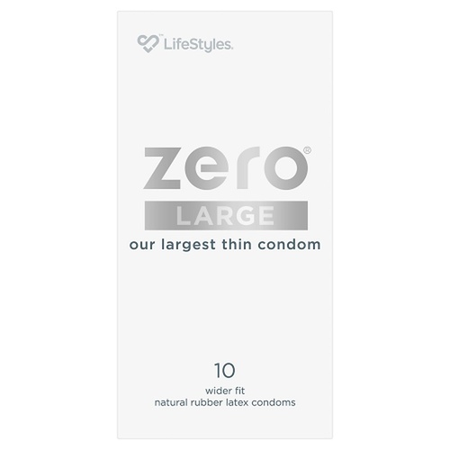LifeStyles Zero Large Condoms 10 Pack