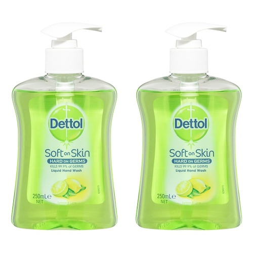 Dettol Antibacterial Liquid Hand Wash Refresh 250mL Pack of 2