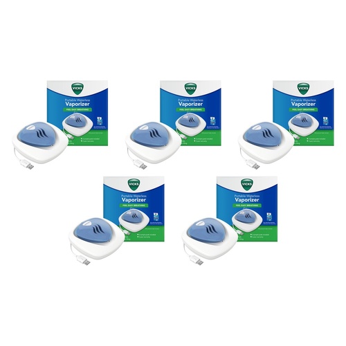Vicks Portable Waterless Vaporizer Pack of 5