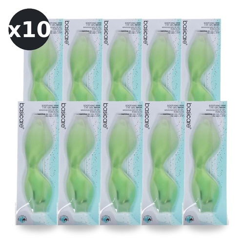 Basicare Hot Cold Soothing Eye Gel Mask Reusable Washable BPA Free Pack of 10