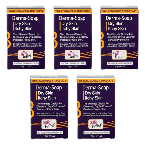 Hope's Relief Derma Soap 105g Pack of 5