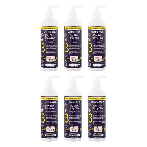 Hope's Relief Derma Wash 350mL Pack of 6