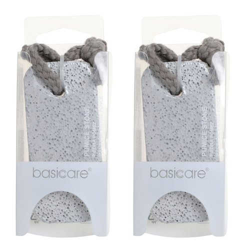 Basicare Pumice Stone Foot Scrubber Callus Remover Exfoliator Pack of 2