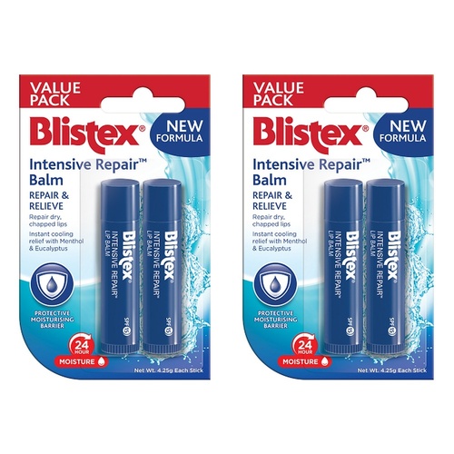 Blistex Intensive Repair Lip Balm Value Pack 4.25g x 12 Bundle of 2
