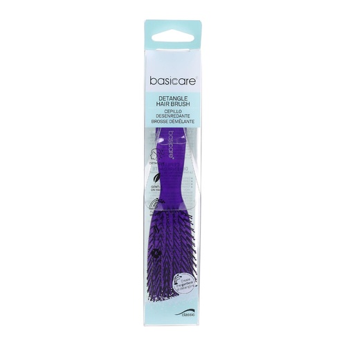 Basicare Detangle Hair Brush Medium Purple