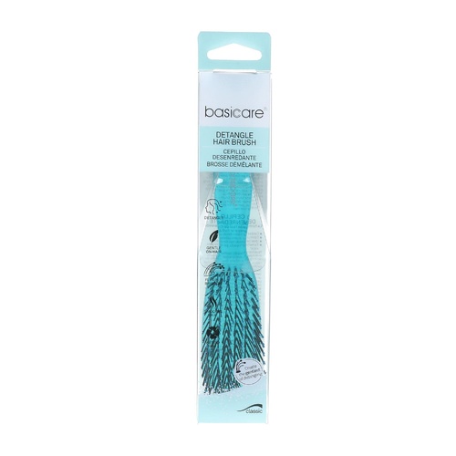 Basicare Detangle Hair Brush Medium Aqua