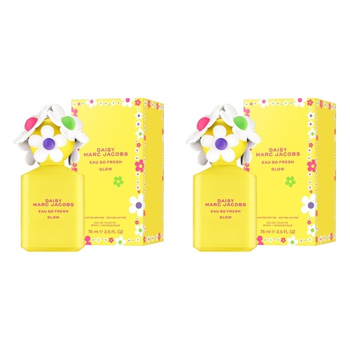Marc Jacobs Daisy Glow Eau So Fresh Eau de Toilette 75mL Pack of 2
