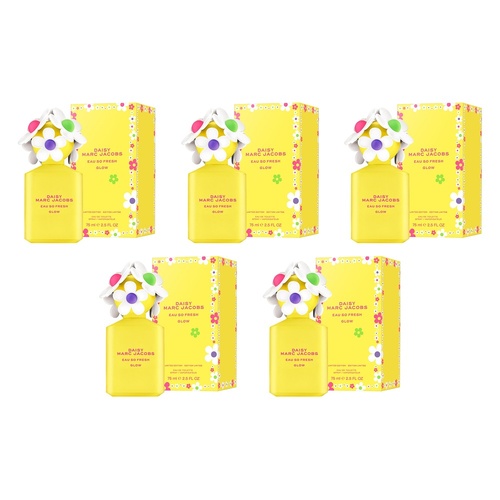 Marc Jacobs Daisy Glow Eau So Fresh Eau de Toilette 75mL Pack of 5