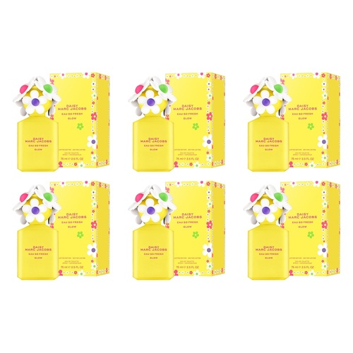 Marc Jacobs Daisy Glow Eau So Fresh Eau de Toilette 75mL Pack of 6