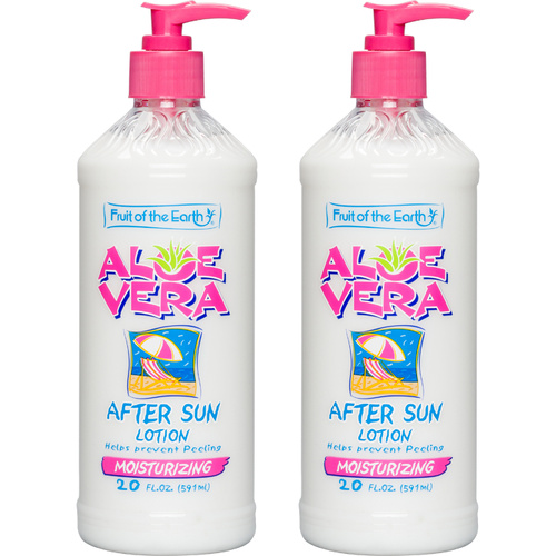 Fruit Of The Earth Aloe Vera After Sun Lotion 2 x 567g Soothing Moisturiser