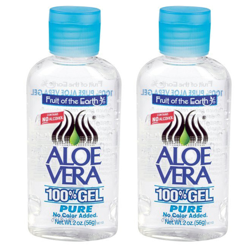 Fruit of the Earth Aloe Vera Gel 56g 2 Pack Soothing Fragrance Free Moisturiser