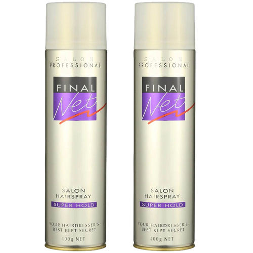 Final Net Super Hold Hairspray 200g x2 Micro Mist Pump Panthenol
