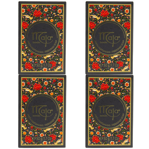Maja Myrurgia Soap 50g Pack of 4 Floral Rose Jasmine Fragranced Bars