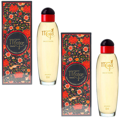 Maja Eau de Toilette Natural Spray 50ml 2 Pack Citrus Lavender Wood Scent