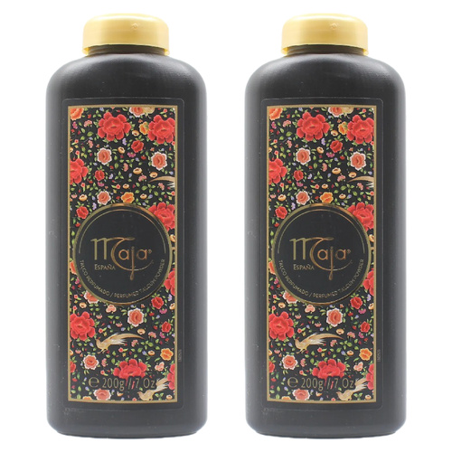 Maja Perfumed Talcum Powder 200g Pack of 2 Delicate Fresh Scent