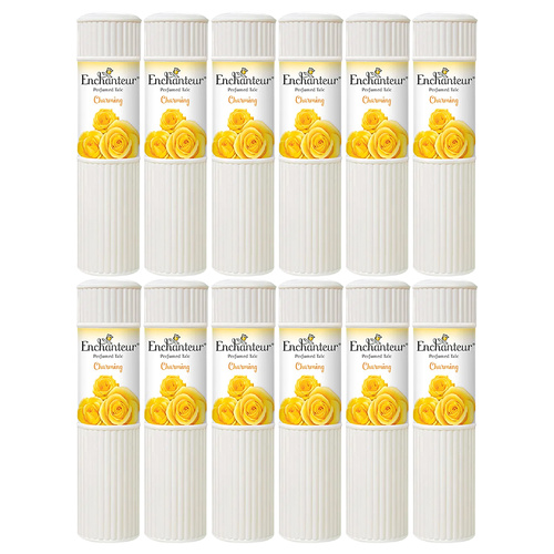 Enchanteur Charming Perfumed Talc 50g x 12 Packs Set