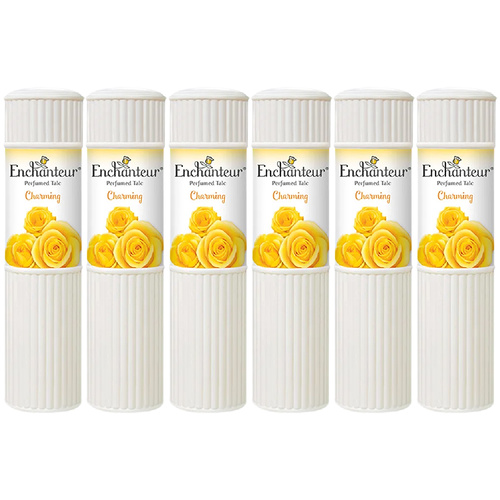 Enchanteur Charming Perfumed Talc 50g x 6 Packs Set