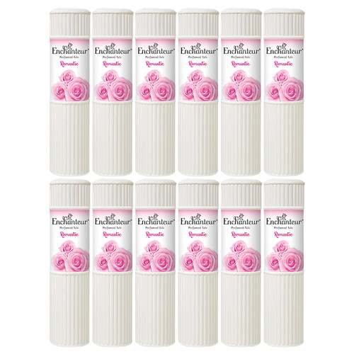 Enchanteur Romantic Perfumed Talc 50g x 12 Packs Set