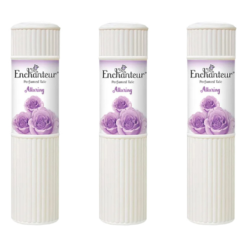 Enchanteur Alluring Perfumed Talc 50g x 3 Packs Set