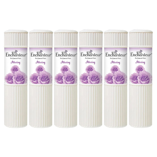 Enchanteur Alluring Perfumed Talc 50g x 6 Packs Set