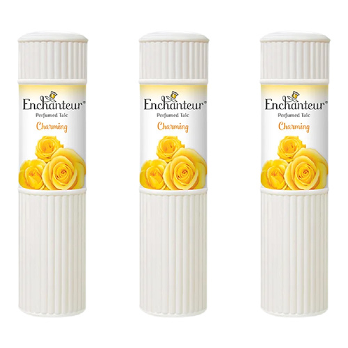 Enchanteur Charming Perfumed Talc 100g x 3 Packs Set
