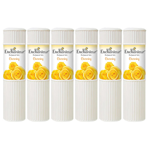 Enchanteur Charming Perfumed Talc 100g x 6 Packs Set