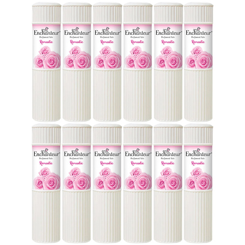 Enchanteur Romantic Perfumed Talc 100g x 12 Packs Set