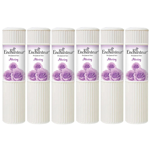 Enchanteur Alluring Perfumed Talc 100g x 6 Packs Set