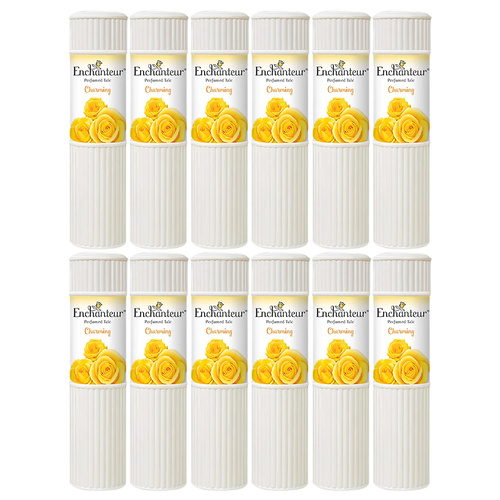Enchanteur Charming Perfumed Talc 200g x 12 Packs Set