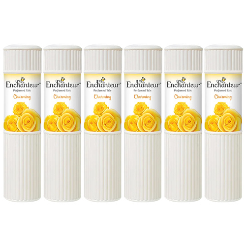 Enchanteur Charming Perfumed Talc 200g x 6 Packs Set