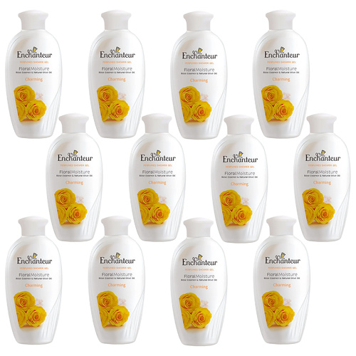 Enchanteur Charming Perfumed Shower Gel 200ml x 12 Packs Set