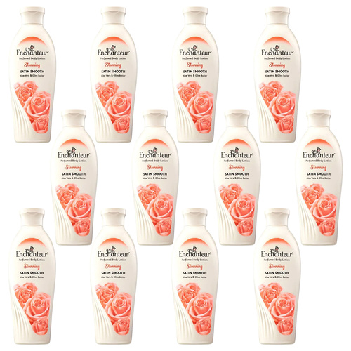 Enchanteur Stunning Perfumed Body Lotion 200ml x 12 Packs Set