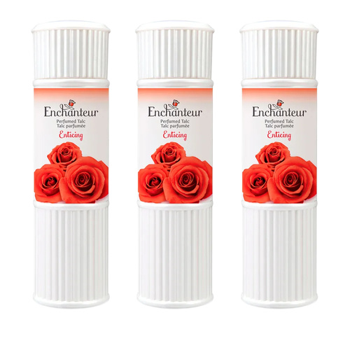 Enchanteur Enticing Perfumed Talc 100g x 3 Packs Set