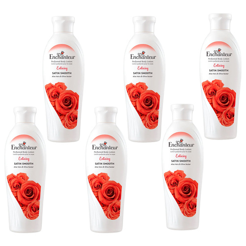 Enchanteur Enticing Perfumed Body Lotion 200ml x 6 Packs Set