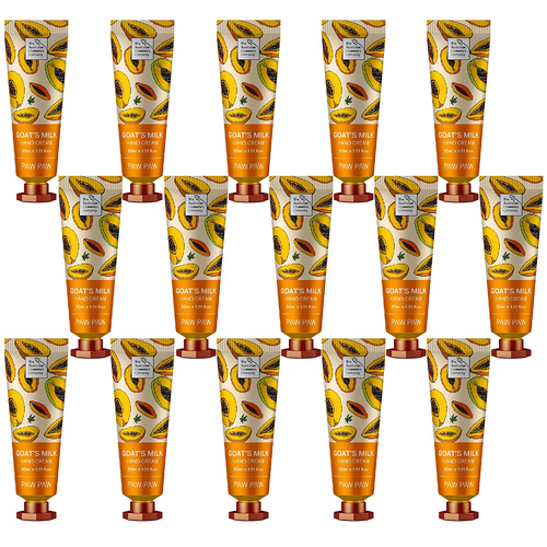 Australian Cosmetics Goats Milk Paw Paw Hand Cream 30ml x 15 Moisturising Set