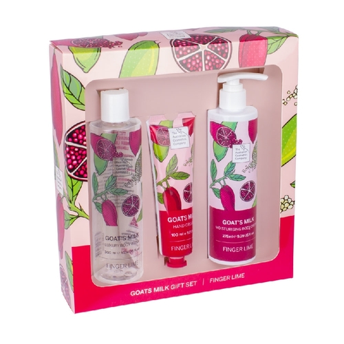 The Australian Cosmetics Company Goats Milk Finger Lime Trio Set