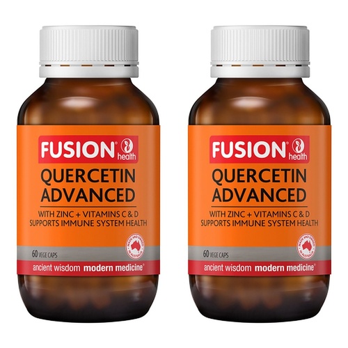 Fusion Quercetin Advanced 60 Vege Capsules Pack of 2