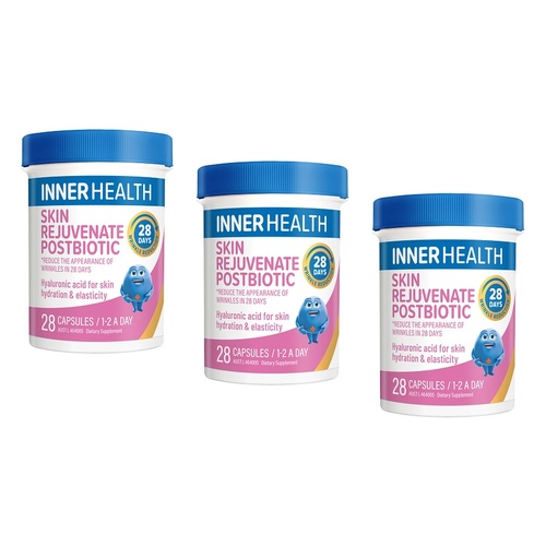 Inner Health Skin Rejuvenate Postbiotic 28 Capsules Pack of 3