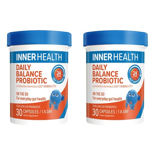 Inner Health Daily Balance Probiotic 30 Capsules Pack of 2