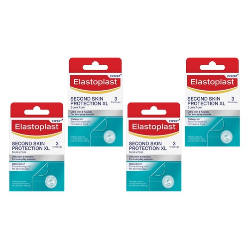 Elastoplast Second Skin Protection XL Dressings Pack of 4