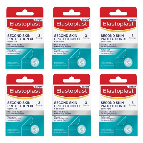 Elastoplast Second Skin Protection XL Dressings Pack of 6